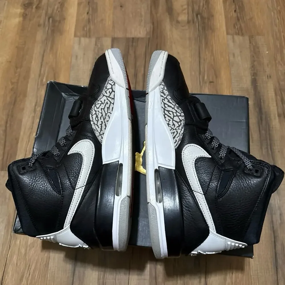 Air Jordan Legacy 312 Black White Cement AV3922-001 Size 11.5